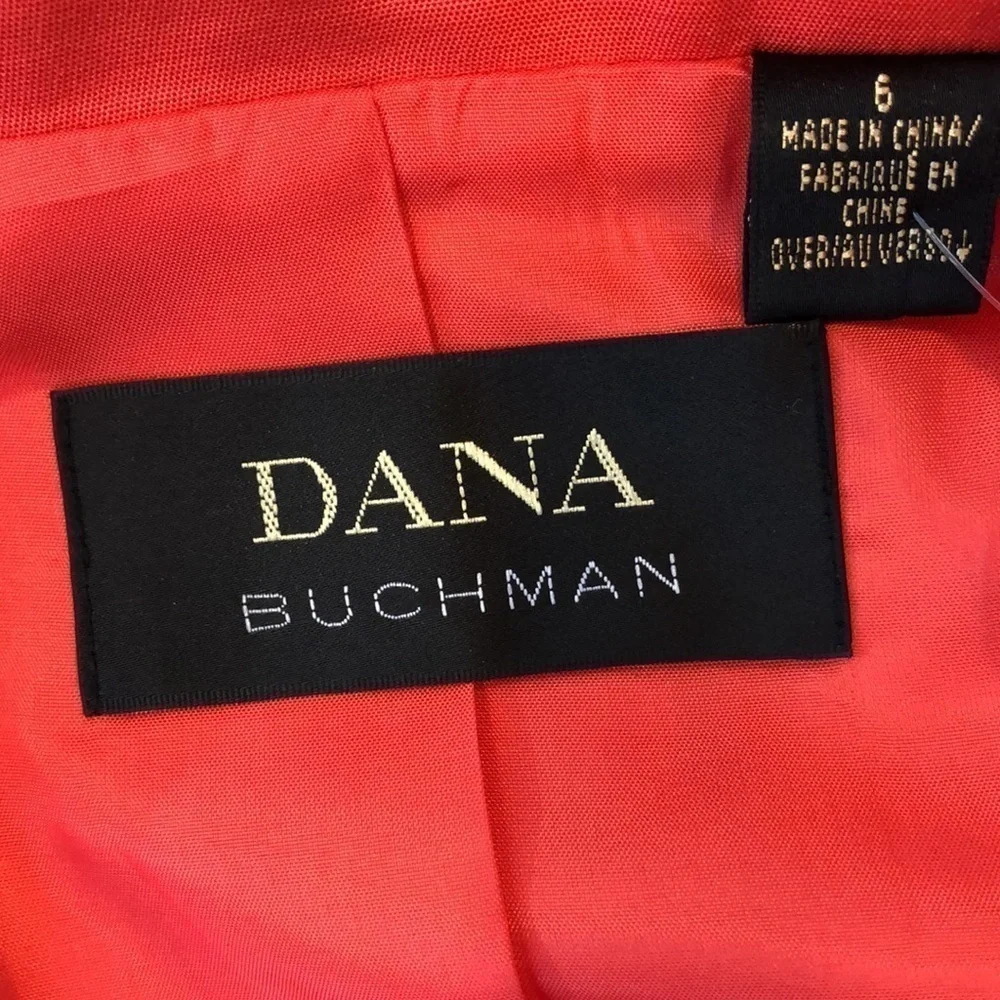 Dana Buchman SILK Coral Blazer 6‎ (preKohls)